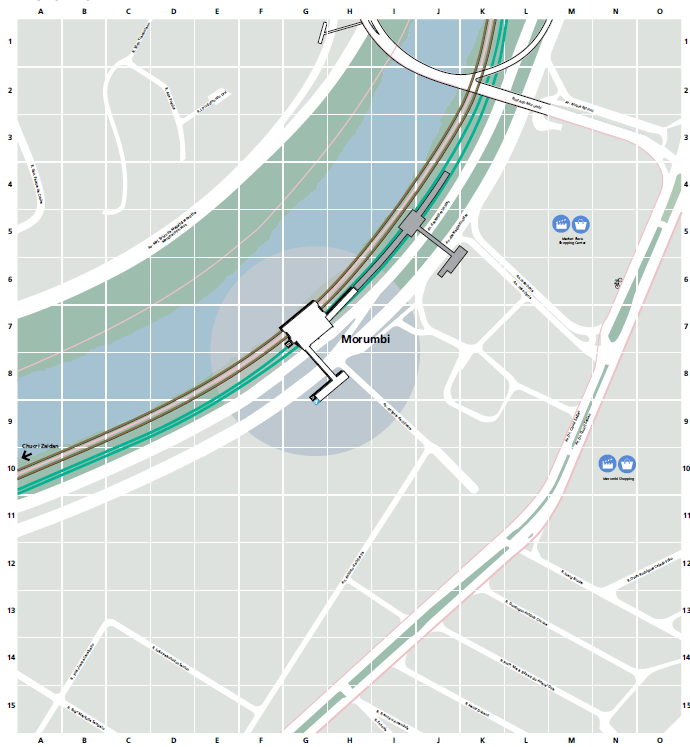 Clique aqui para ver os pontos de interesse ao redor da Estação Morumbi Mapa dos arredores da Estação Morumbi